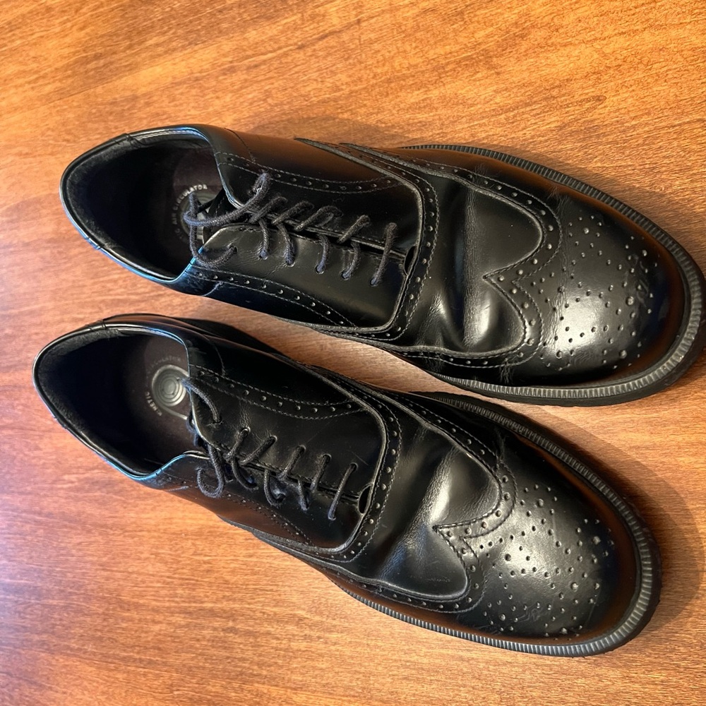 Rockport Dresssport Classic Black Men's Dress Shoes Wingtip 12 m
